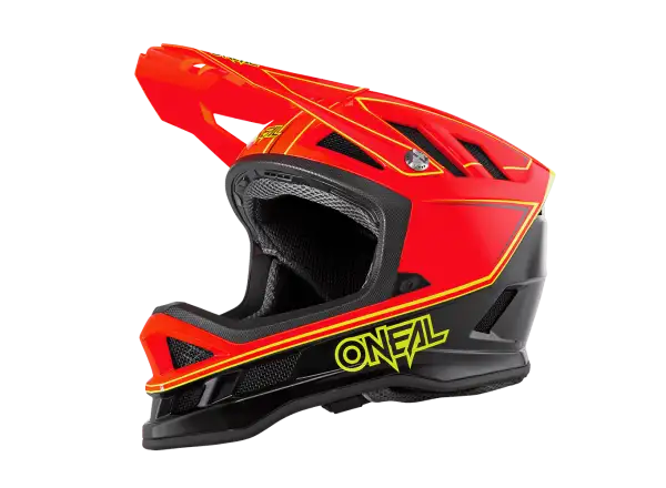 ONeal Blade Hyperlite přilba Charger Neon Red