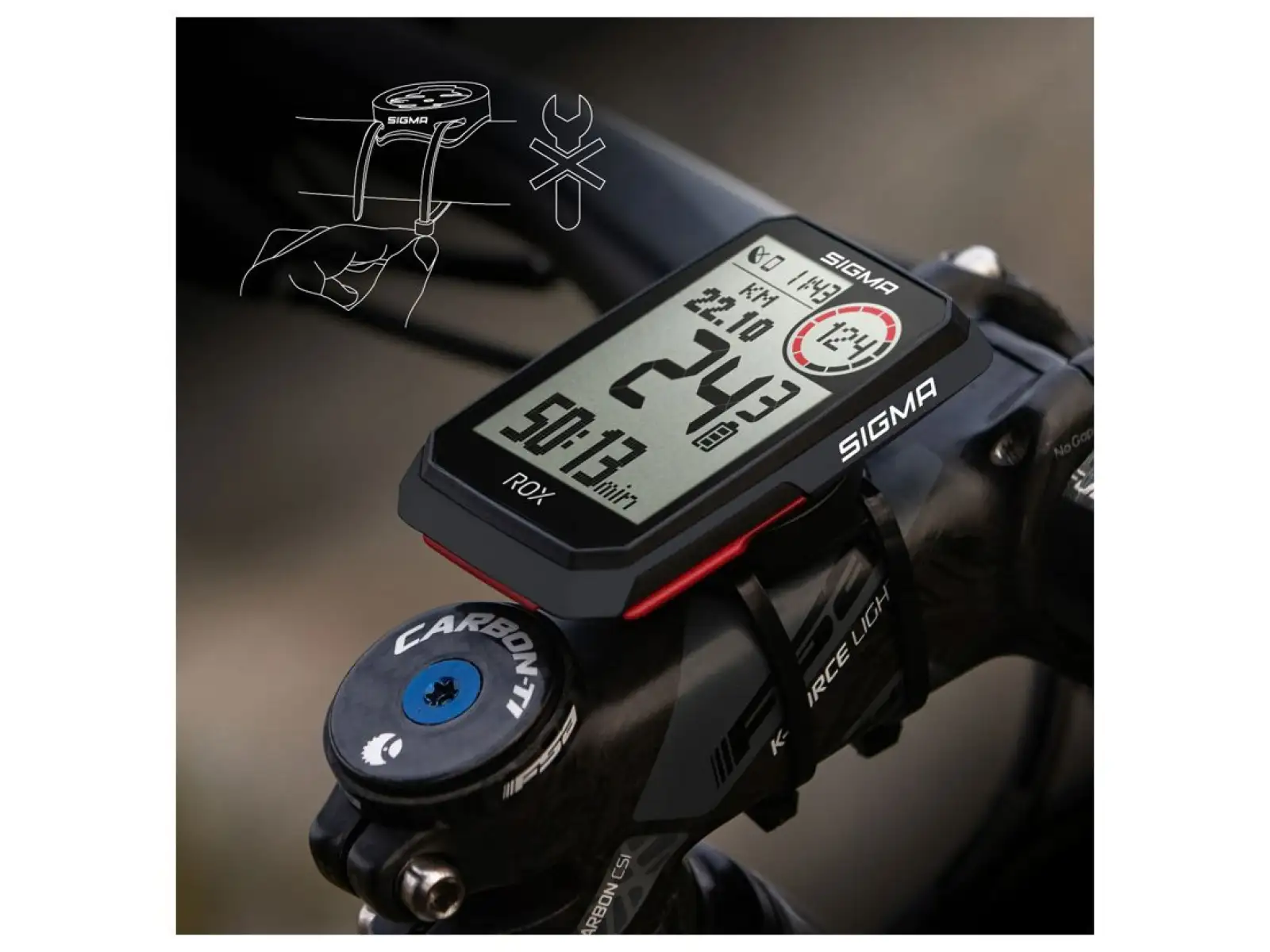 Sigma ROX 4.0 GPS computer černý