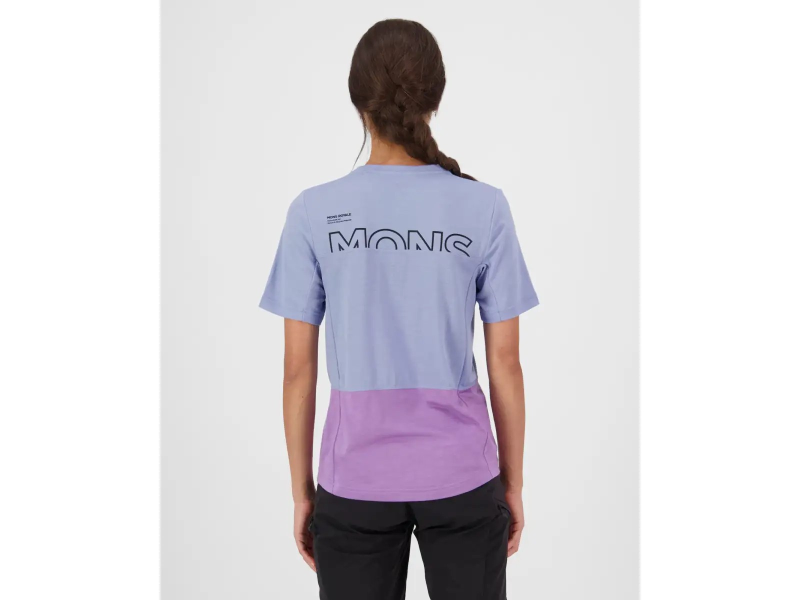 Mons Royale Tarn Merino dámské triko krátký rukáv Skyline / Bloom
