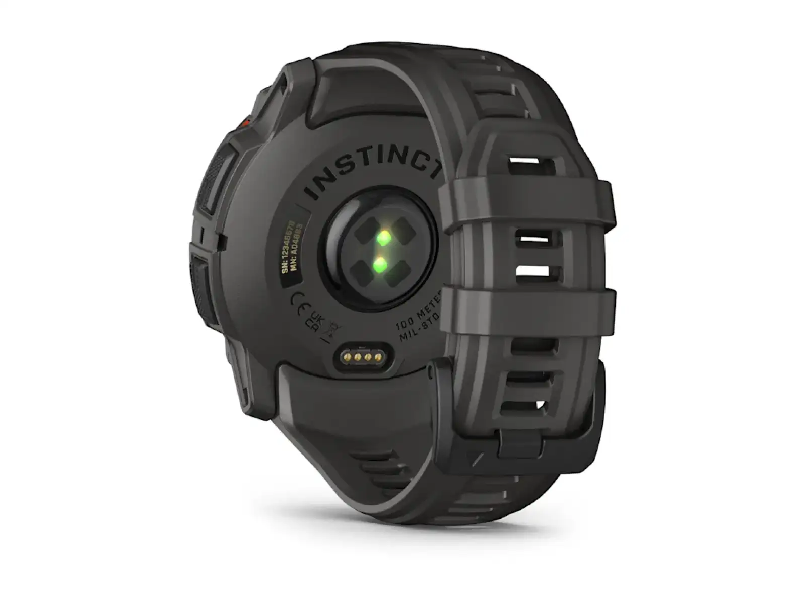 Garmin Instinct 3 Solar 50 mm chytré hodinky Black/Charcoal pásek