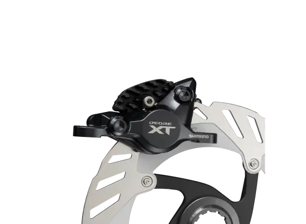 Shimano Deore XT BR-M8200 brzdový třmen - kovové destičky s chladičem