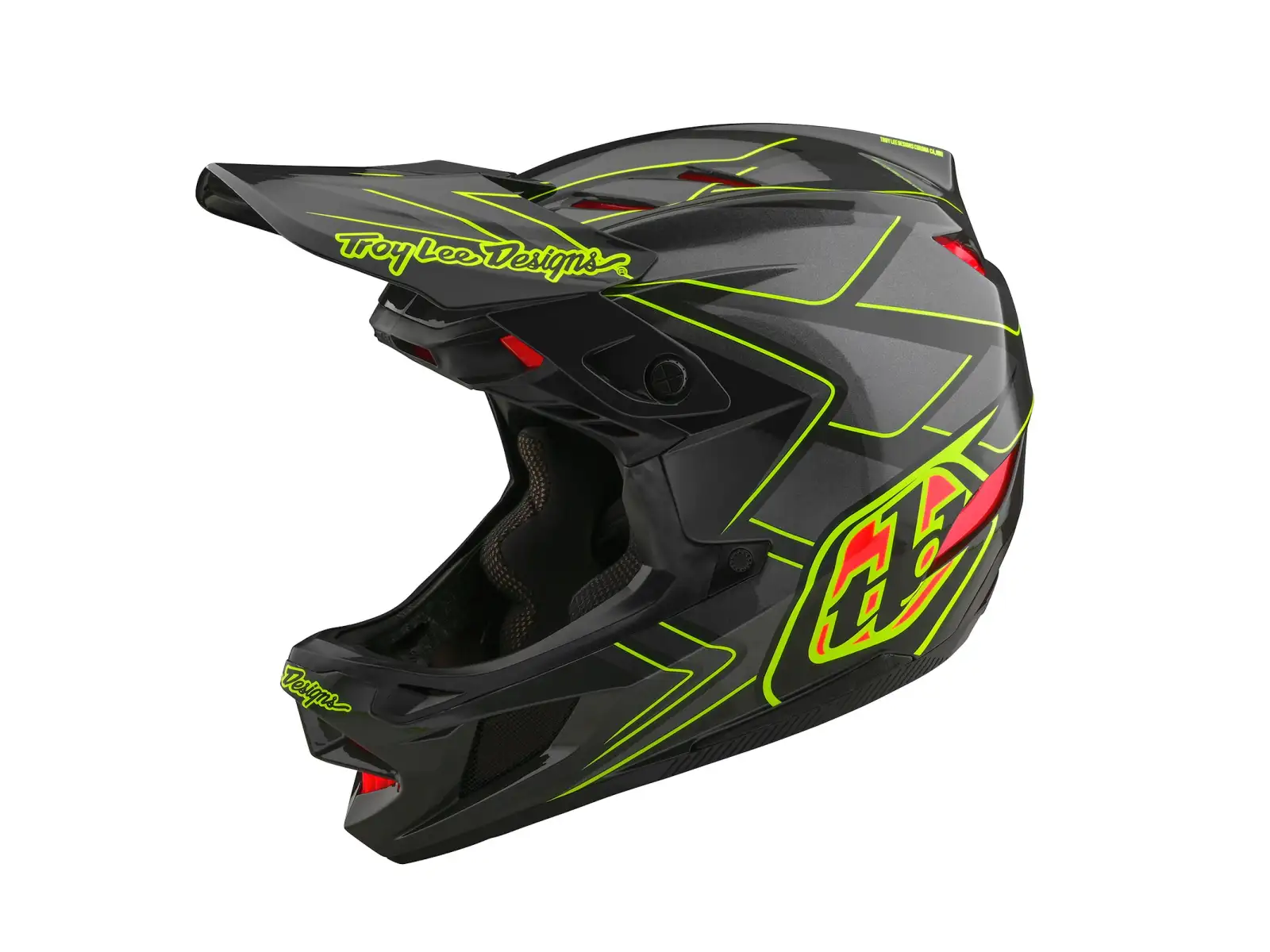 Troy Lee Designs D4 Composite Ghostwing přilba Gray