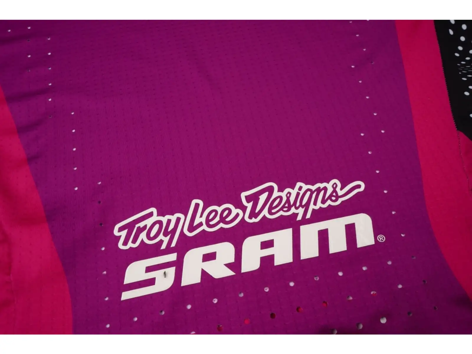 Troy Lee Designs x SRAM Sprint Ultra pánská dres dlouhý rukáv Radioscape Fuchsia