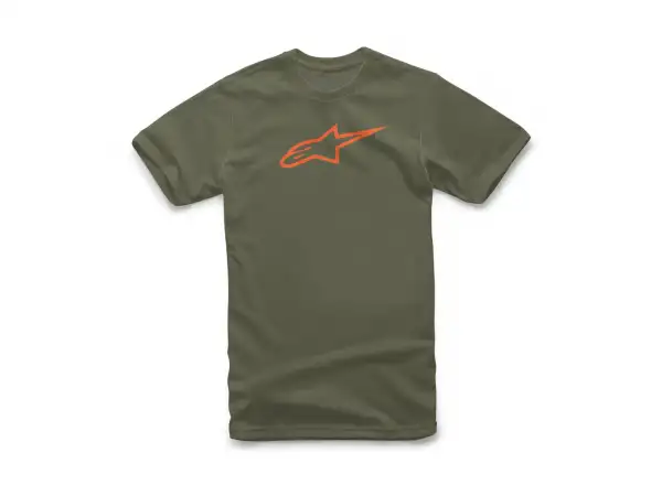 Alpinestars Ageless Tee pánské triko krátký rukáv Military/Orange