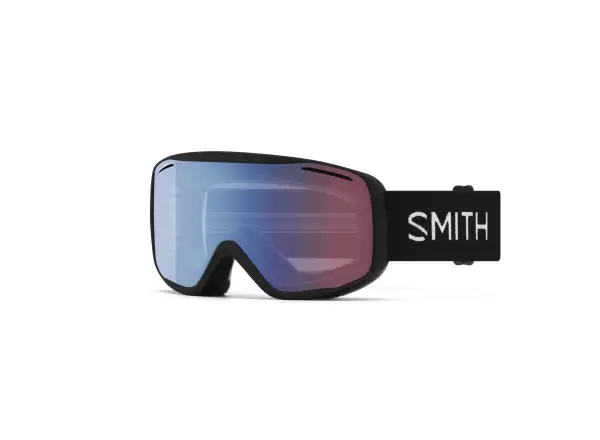 Smith Rally lyžařské brýle Black / Blue Sensor Mirror
