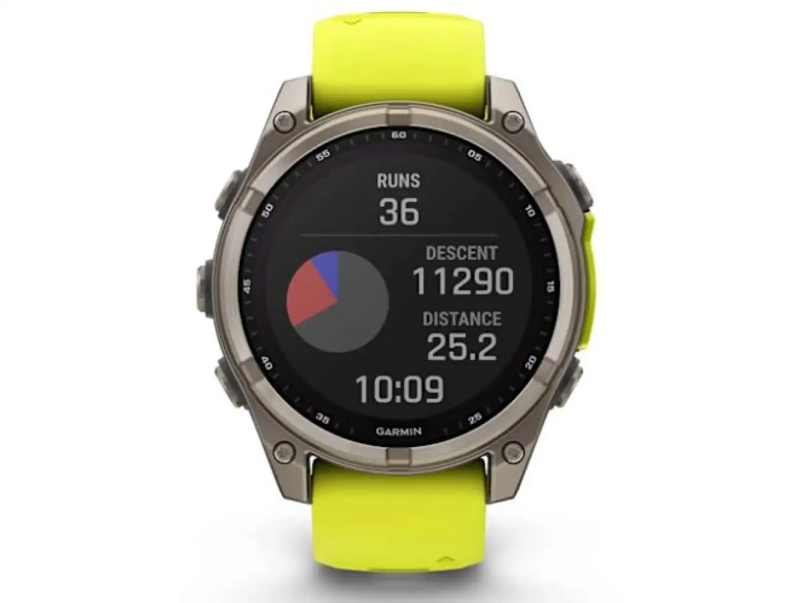 Garmin fenix 8 - 47 mm Solar Sapphire chytré hodinky Titanium Yellow/Graphite