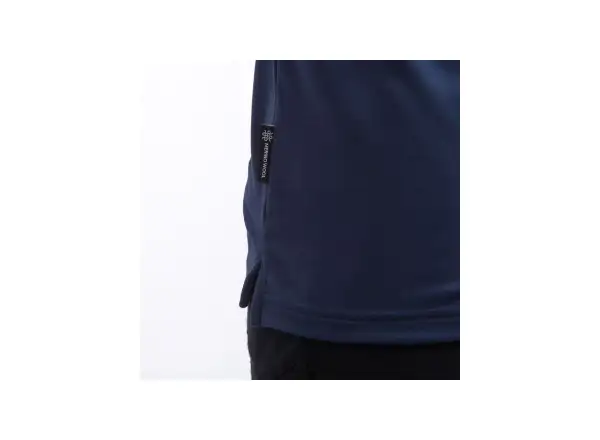 Sensor Merino Blend Moon pánské triko krátký rukáv Deep Blue