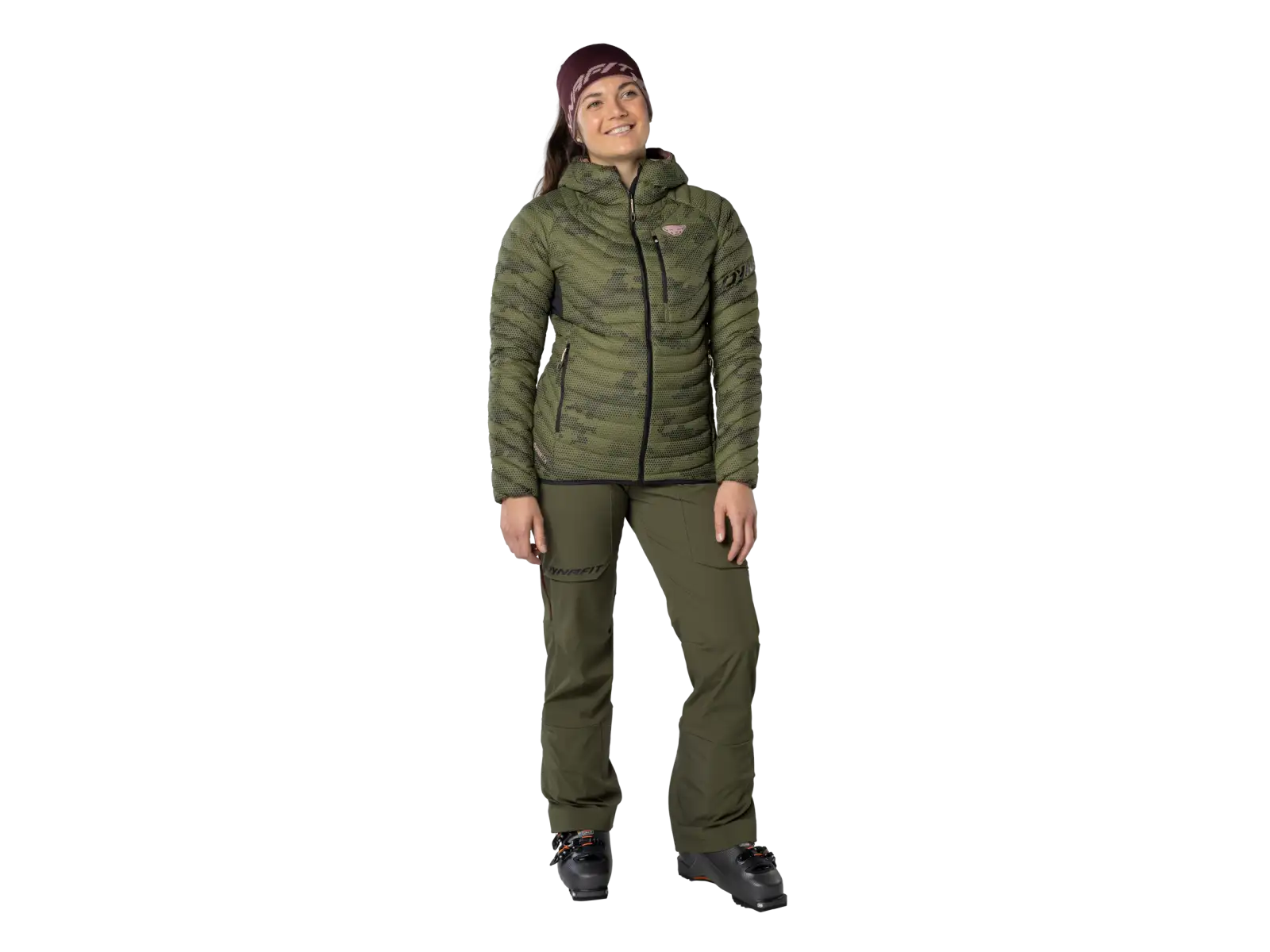 Dynafit Radical dámská péřová bunda Capulet Olive Camo