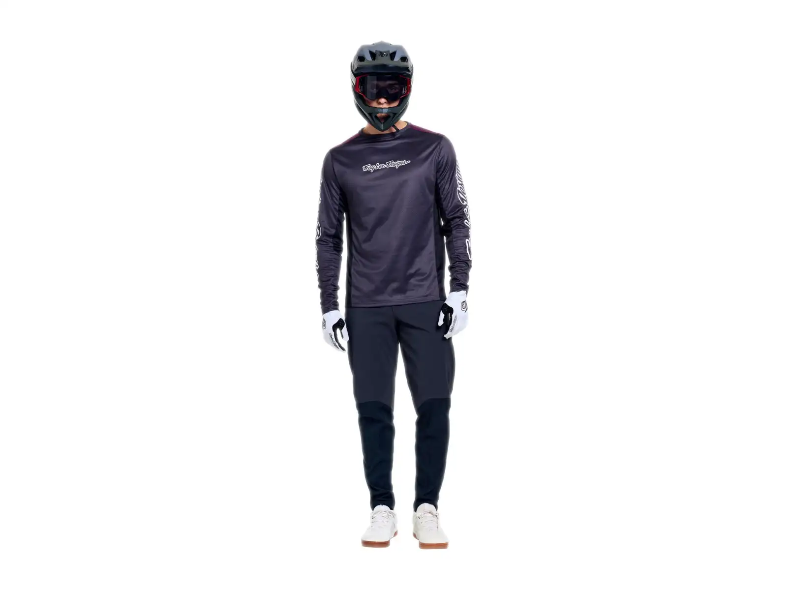 Troy Lee Designs Stage pánský dres dlouhý rukáv Signature Carbon