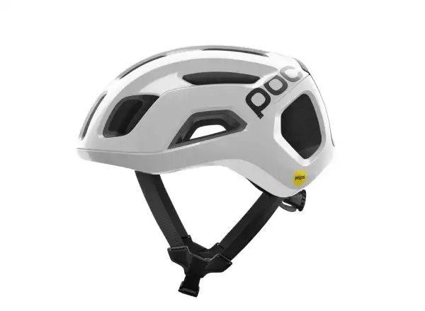 POC Ventral Air MIPS silniční přilba Hydrogen White/Uranium Black Matt/Logo