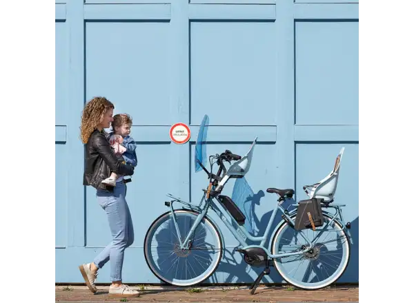 Urban Iki zadní sedačka s adaptérem a nosičem na rám SET Aotake Light Blue/White