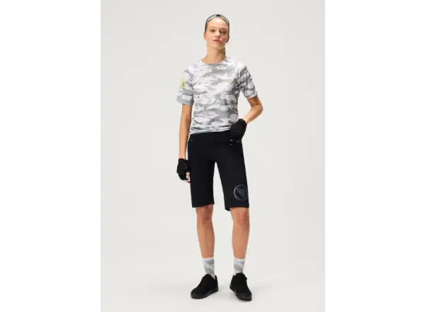 Endura LTD Mountain Camo dámský dres krátký rukáv Haar Grey