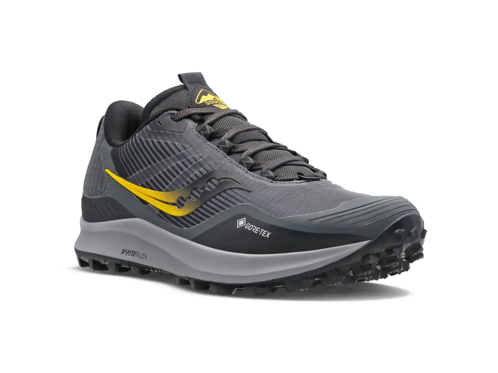 Saucony Peregrine 12 pánská běžecká obuv GTX Shadow/Vizi