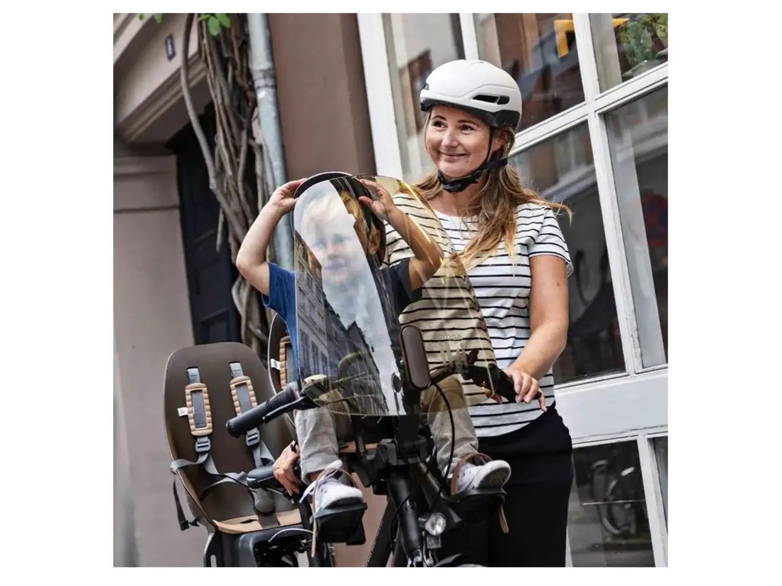 Urban Iki zadní sedačka s adaptérem a nosičem na rám SET Koge Brown/Kurumi Brown