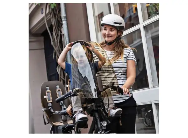 Urban Iki zadní sedačka s adaptérem a nosičem na rám SET Koge Brown/Kurumi Brown