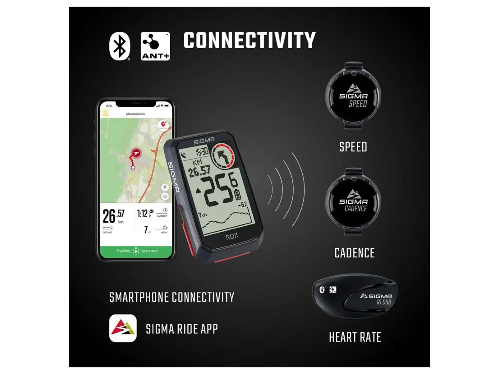Sigma ROX 4.0 GPS computer černý