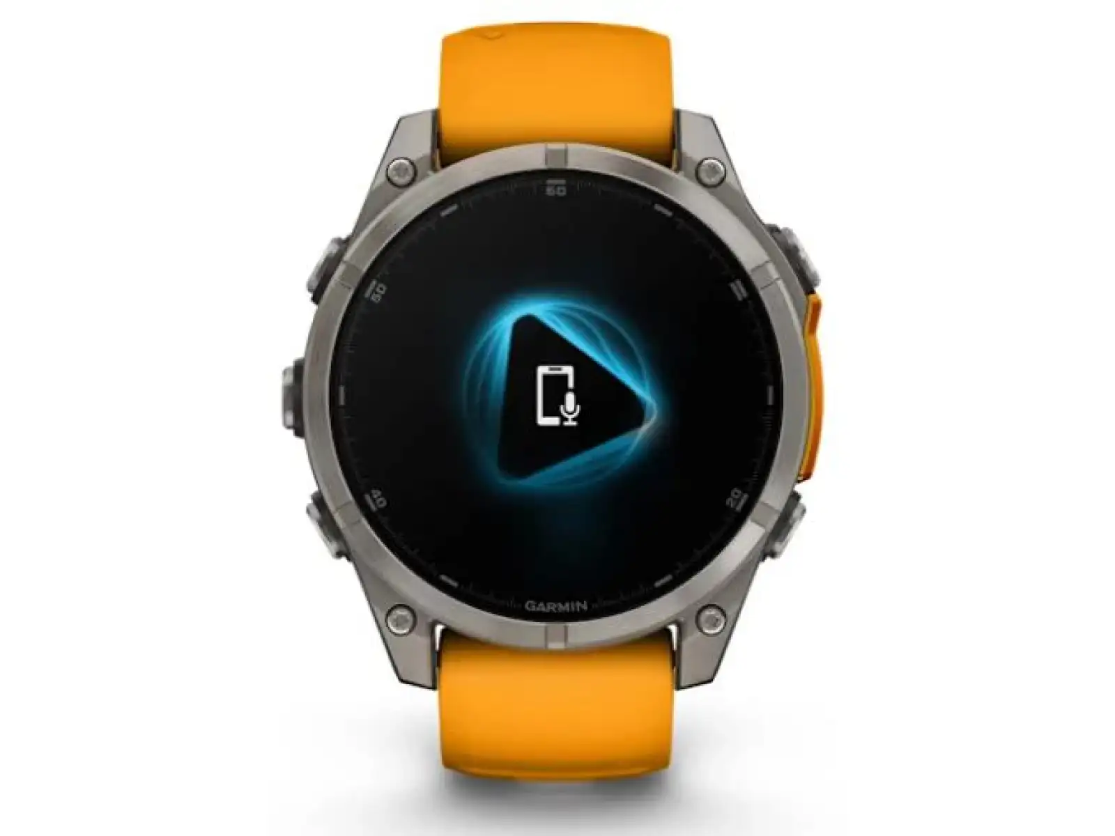 Garmin fenix 8 - 47 mm AMOLED Sapphire chytré hodinky Titanium Orange/Graphite