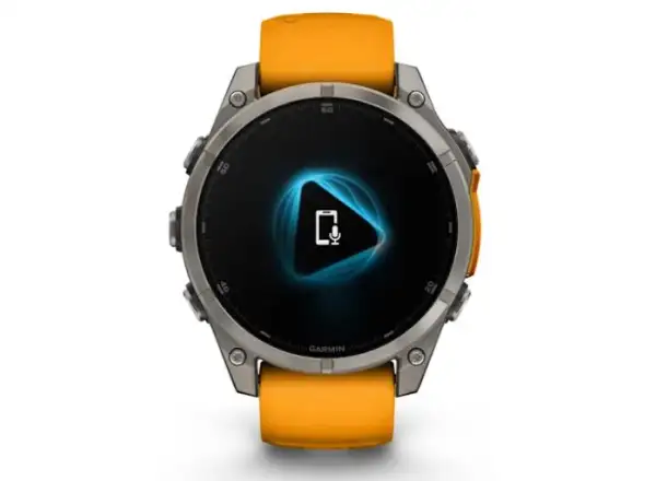 Garmin fenix 8 - 47 mm AMOLED Sapphire chytré hodinky Titanium Orange/Graphite