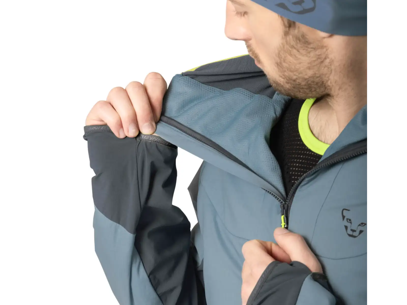Dynafit Mezzalama Polartec Alpha pánská bunda Smoke Blue