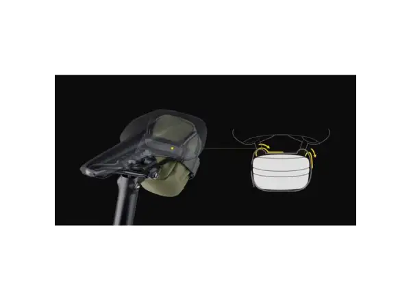 Topeak Elementa SeatBag Slim XS 0,2 l podsedlová brašna Green