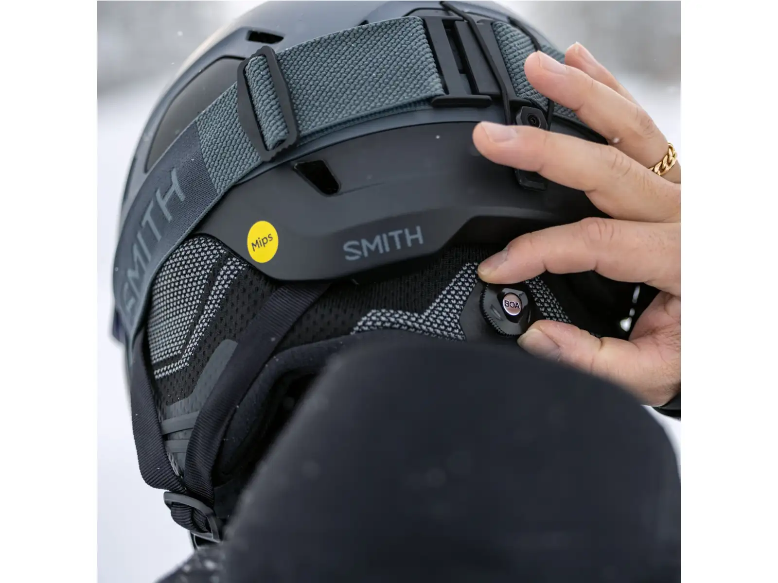 Smith Nexus MIPS lyžařská helma Matte Slate / Black