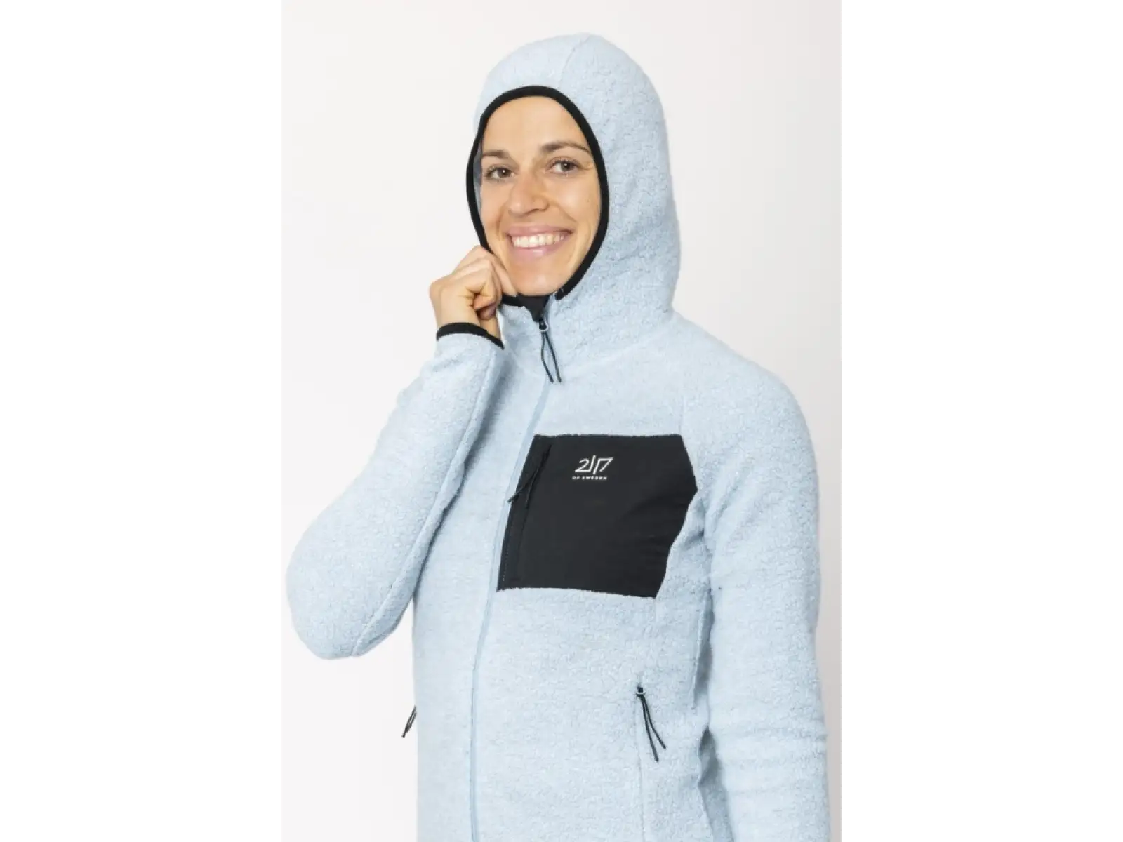2117 of Sweden Skord dámská mikina s kapucí Ice Blue