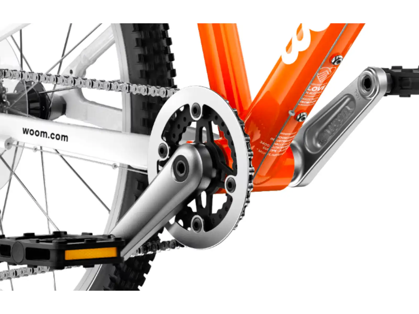 Woom 4 dětské kolo 20" Flame Orange