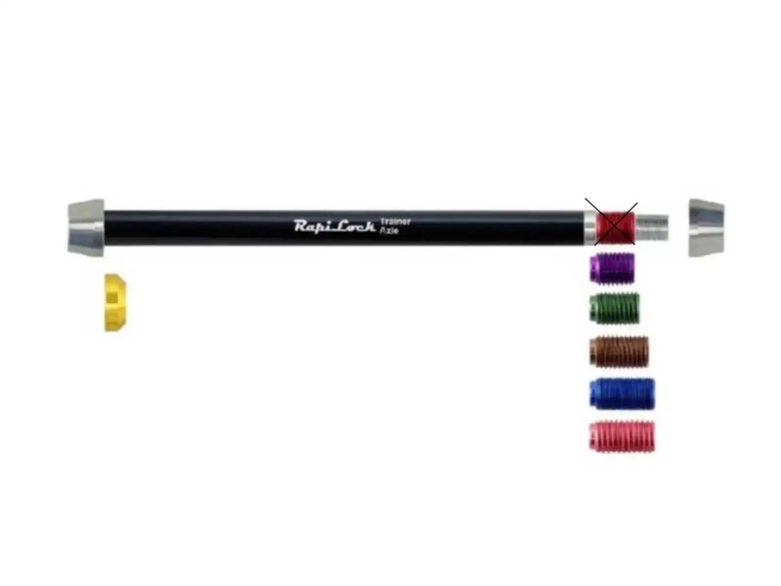 Rapilock adaptérový set k trenažerům 12x142 mm bez červeného závitu P1.0x13 mm