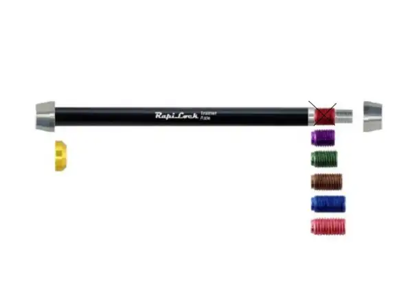 Rapilock adaptérový set k trenažerům 12x142 mm bez červeného závitu P1.0x13 mm