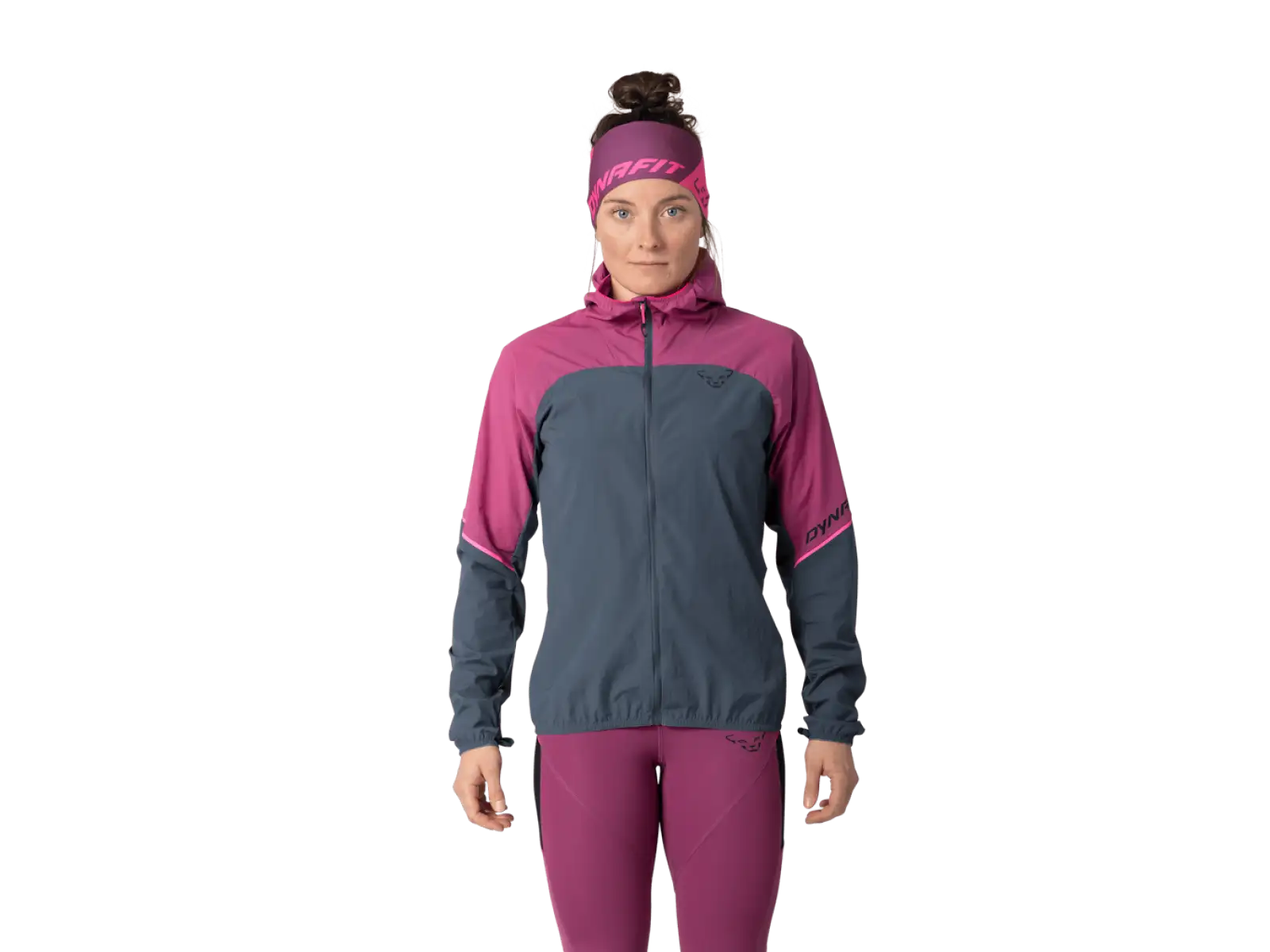Dynafit Alpne Wind dámská běžecká bunda Magenta