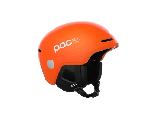POC POCito Obex MIPS dětská lyžařská helma Fluorescent Orange