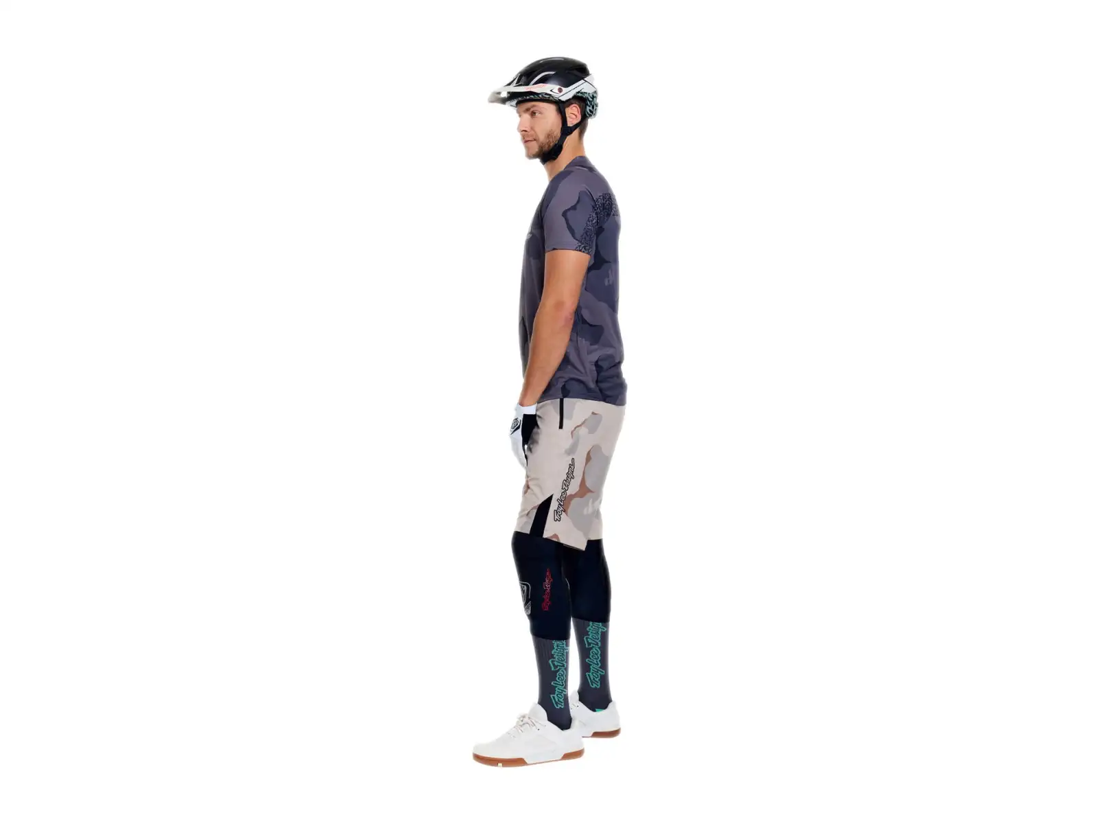 Troy Lee Designs Skyline Pro pánský dres krátký rukáv Flow Camo Carbon