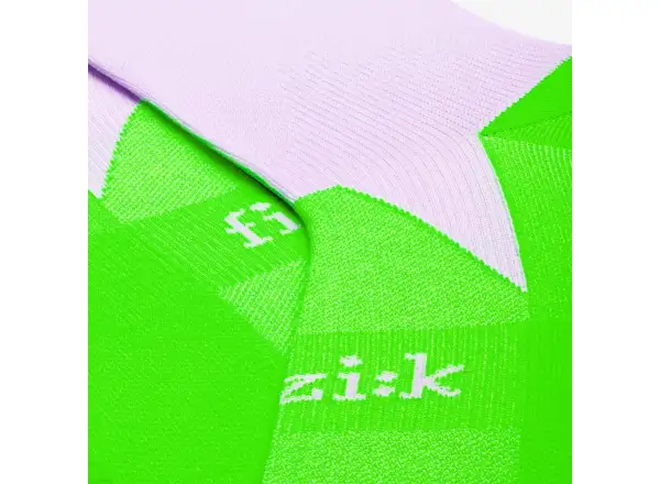 Fizik Performance cyklistické ponožky Lilac/Neon Green