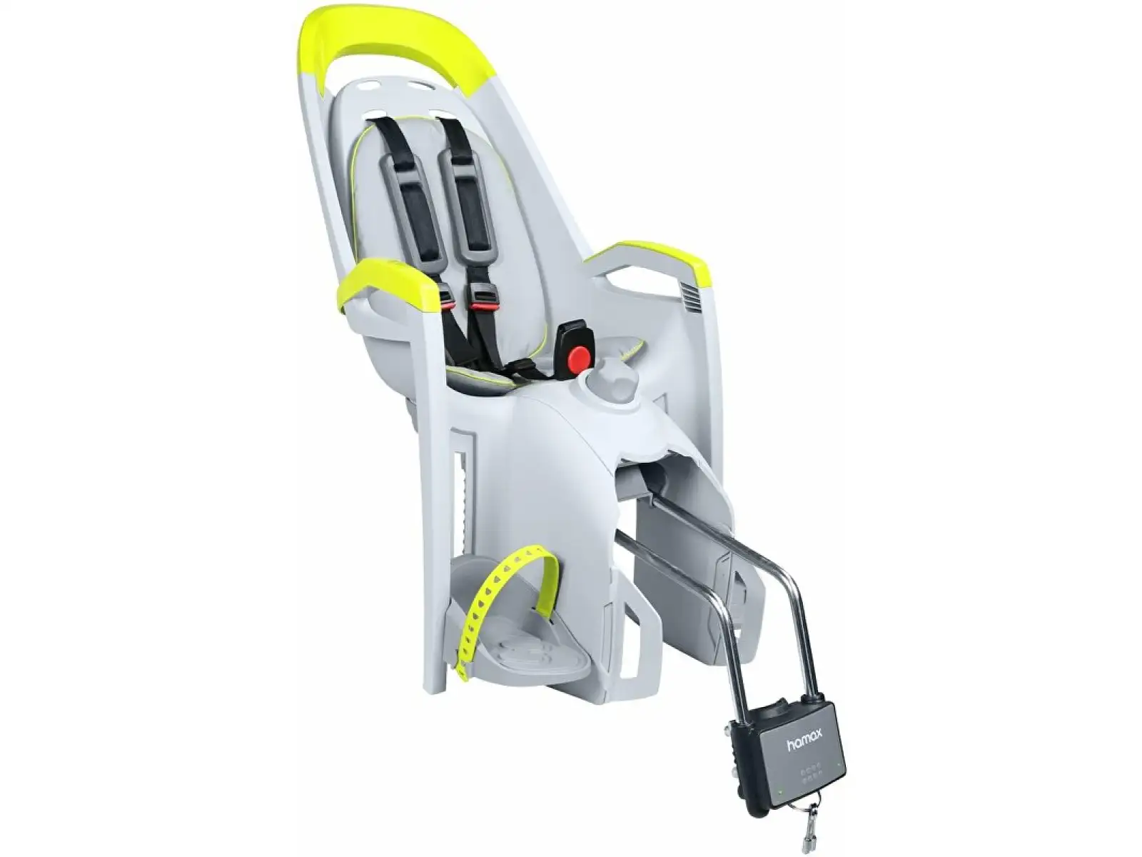 HAMAX Amaze lock dětská sedačka zadní šedo/lime reflex