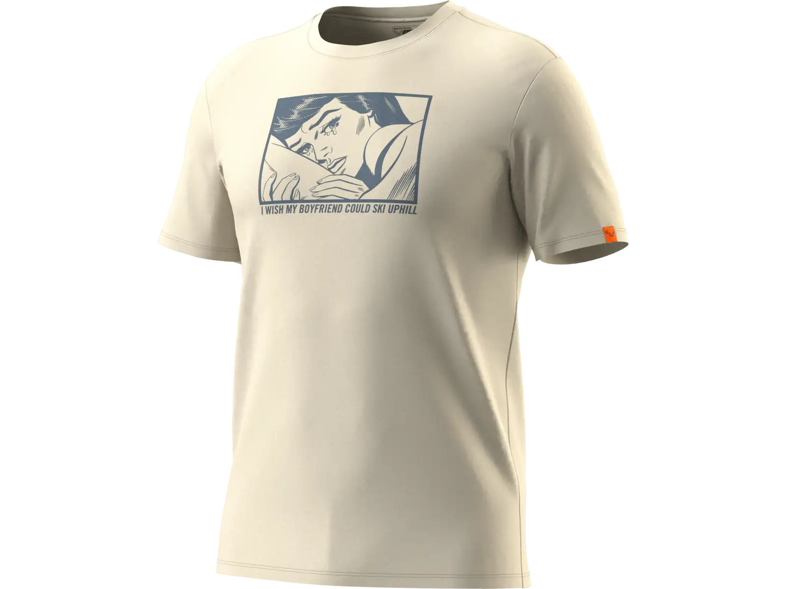 Dynafit Graphic Cotton pánské triko krátký rukáv Smoke Blue/Tabloid