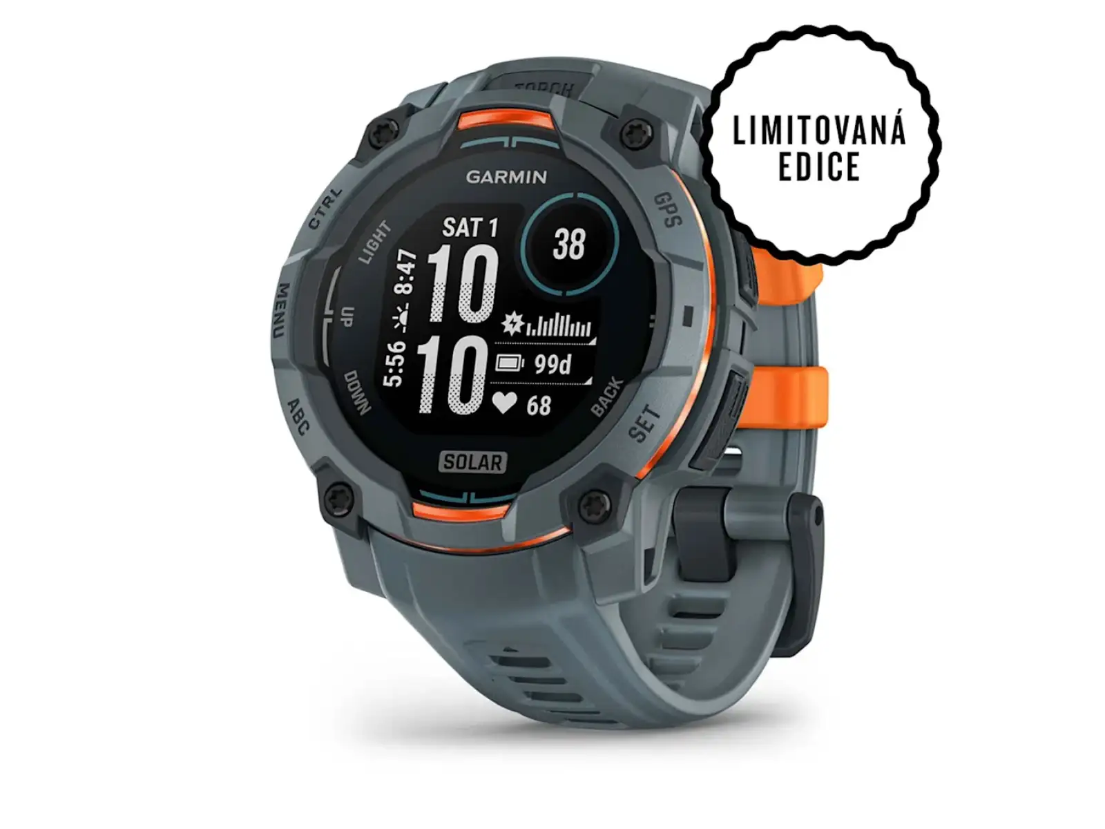 Garmin Instinct 3 Solar 45 mm chytré hodinky Twilight/Twilight pásek