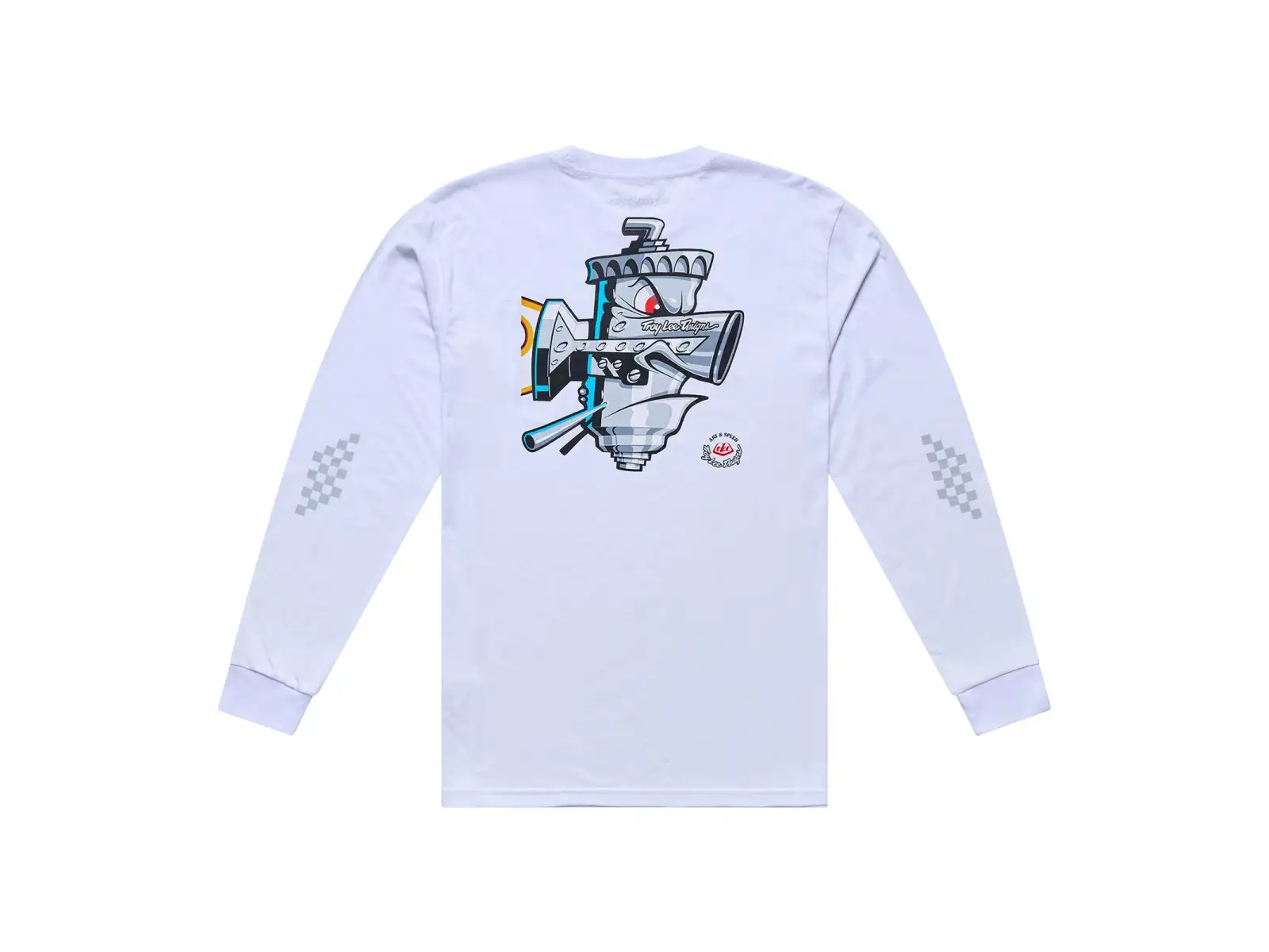 Troy Lee Designs Carb Club pánský dres dlouhý rukáv White