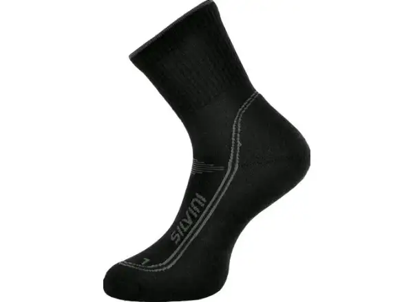 Silvini Merino Lattari ponožky black/charcoal