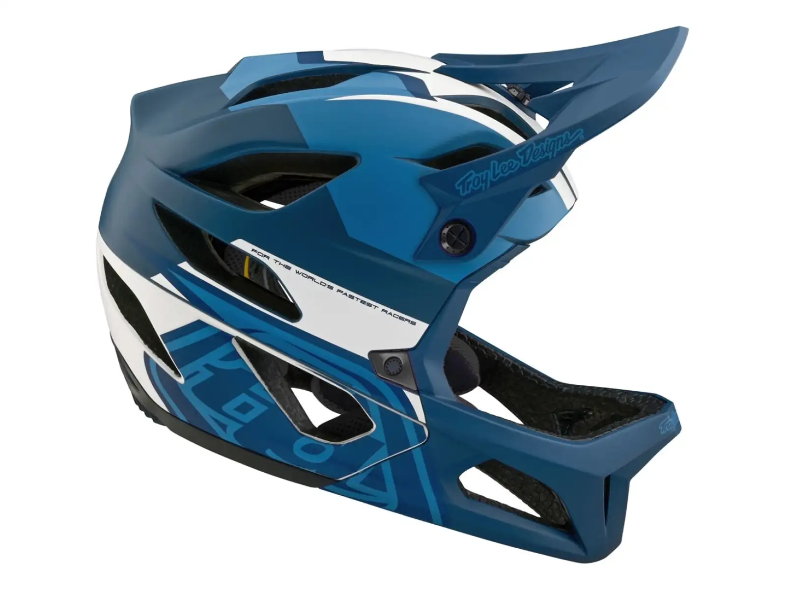 Troy Lee Designs Stage Mips přilba Vector Blue