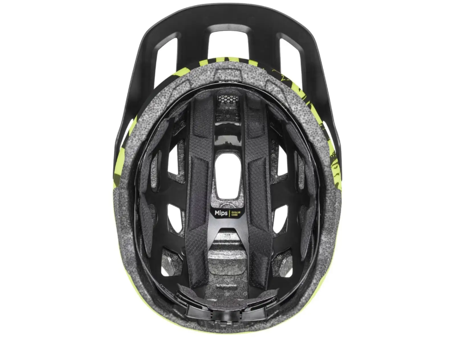 Uvex React Jr. MIPS MTB dětská přilba Lime/Black Matt
