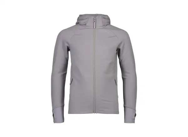 POC Merino Zip Hood Jr dětská mikina s kapucí Alloy Grey