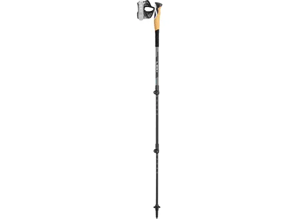 Leki Cross trekingové hole Dark Anthracite/LightBlue vel. 100-135 cm