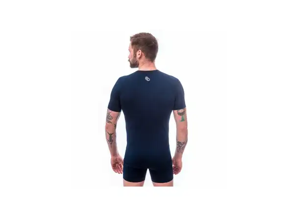 Sensor Coolmax Tech pánské triko krátký rukáv Deep Blue
