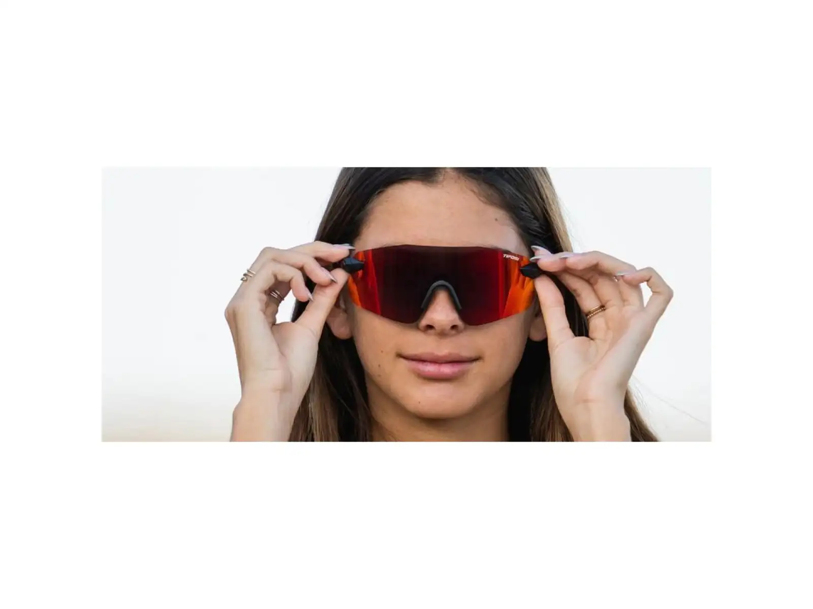 Tifosi Vogel SL sportovní brýle Matte Black/Smoke Red
