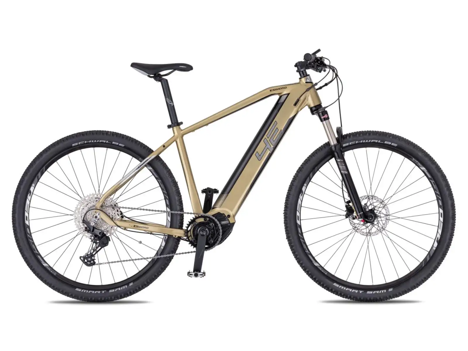4Ever Esword Team M510 horské elektrokolo Sand/Metal Silver