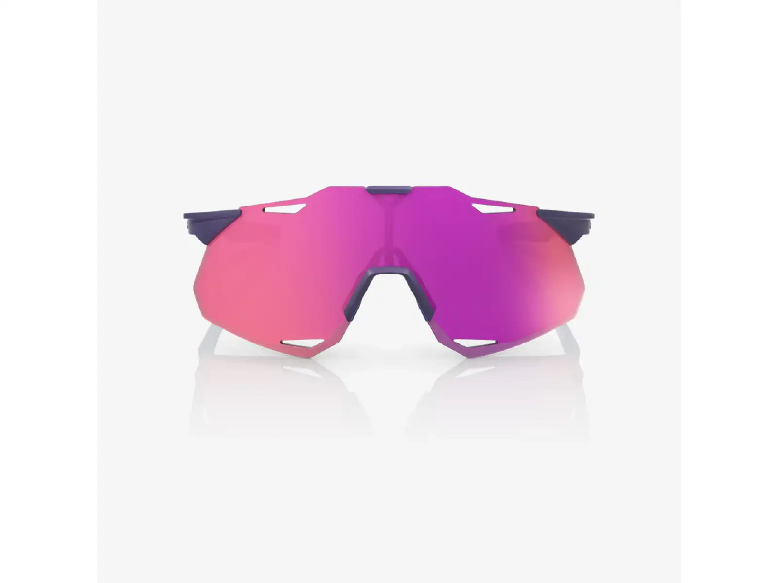 100% Hypercraft XS brýle Satin Storm Metallic/Purple Multilayer Mirror