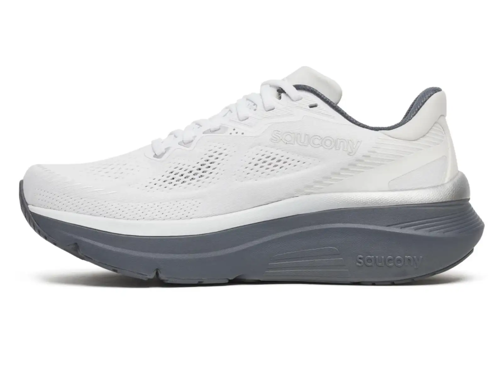 Saucony Guide 19 pánská běžecká obuv White/Shadow