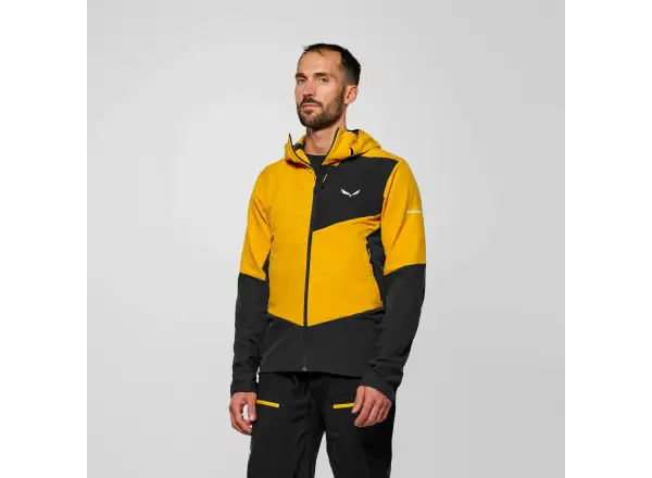 Salewa Ortles Fleece Pro Hooded pánská fleecová mikina s kapucí Gold