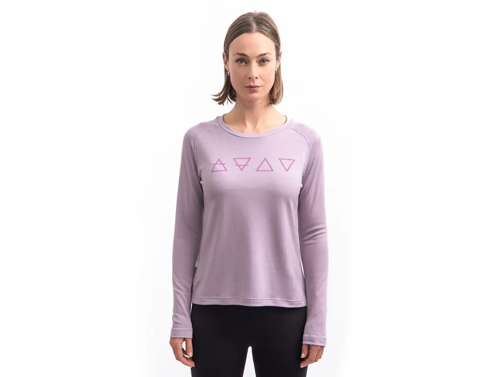 Sensor Merino Blend Elements dámské triko dlouhý rukáv Mystic Violet