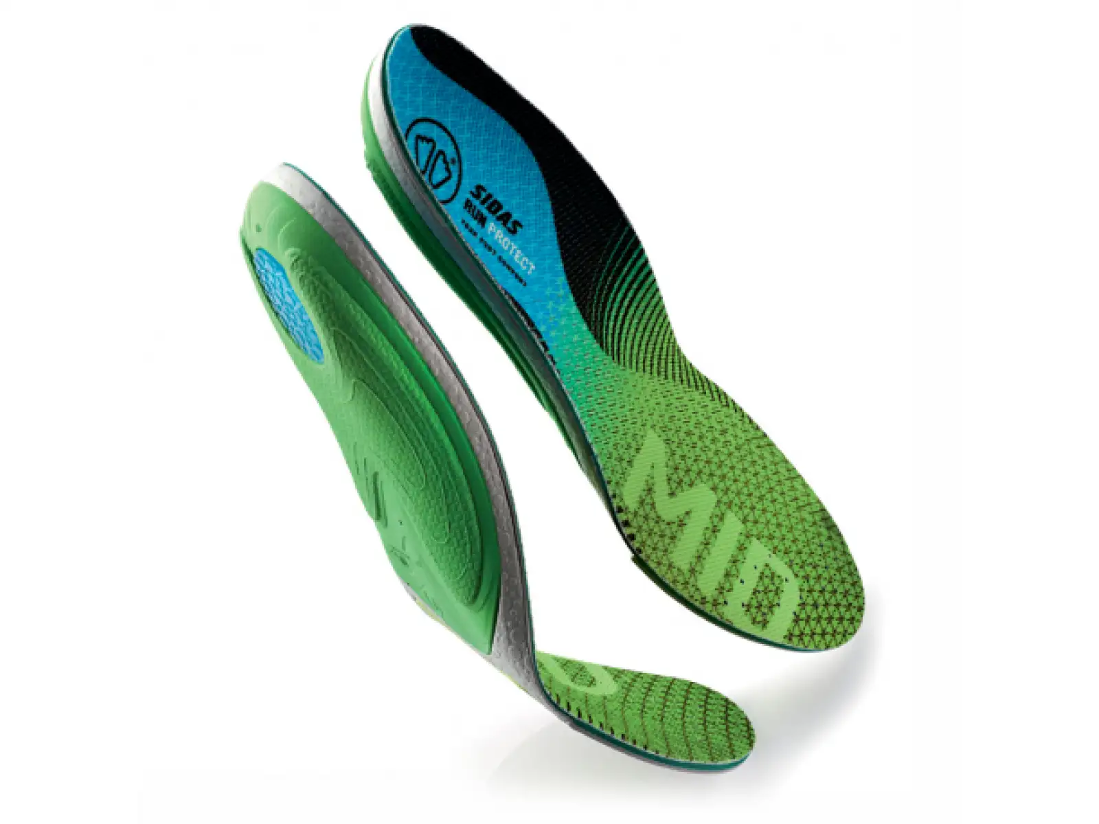Sidas 3feet Run Protect Mid Arch vložky do běžeckýc bot střední klenba 1pár